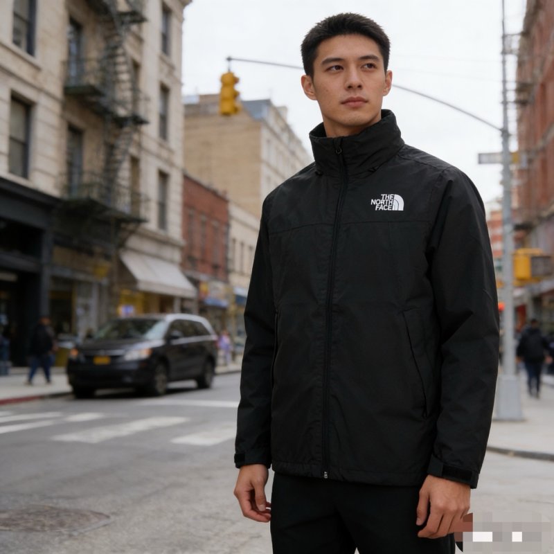 The North Face Black Windbreaker Jacket view