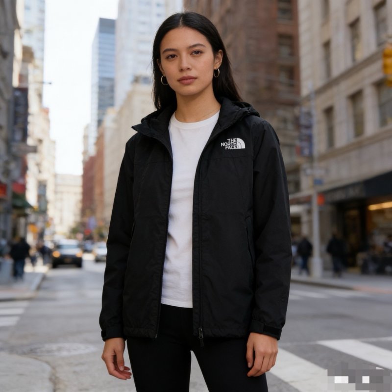 The North Face Black Windbreaker Jacket view