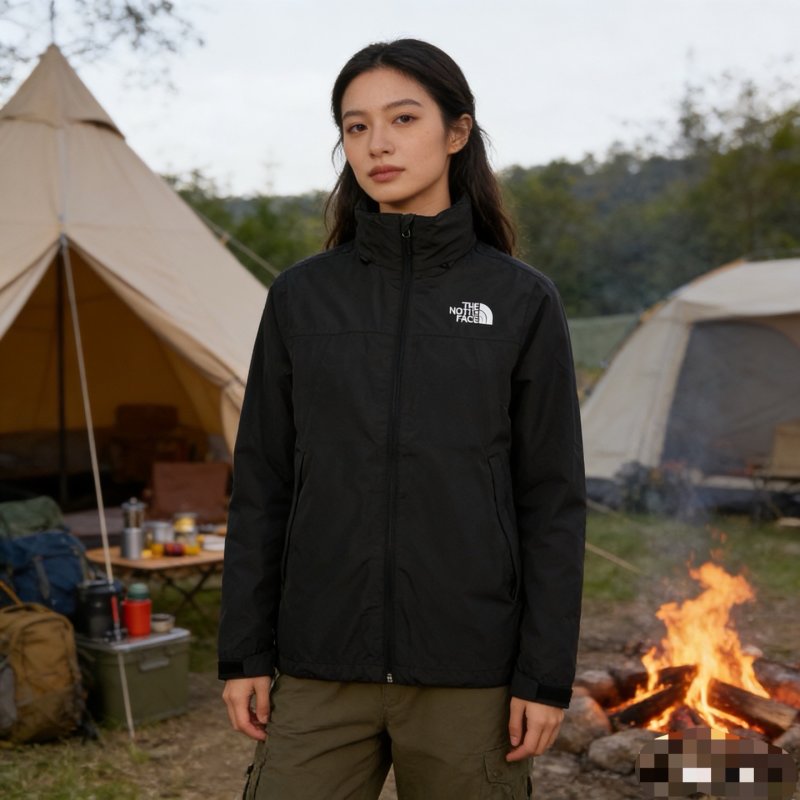The North Face Black Windbreaker Jacket view