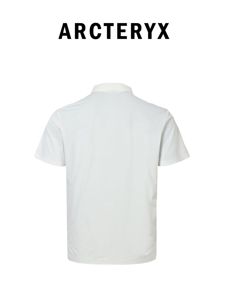 Arc'teryx White Short-Sleeve Polo Shirt view