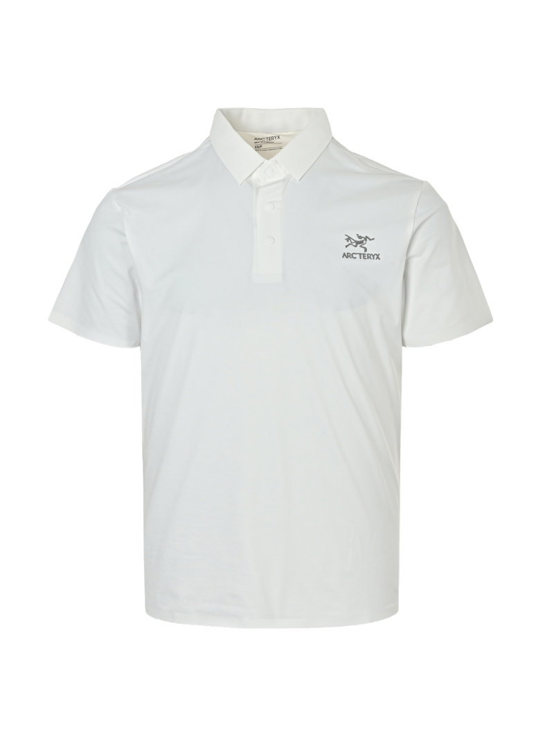 Arc'teryx White Short-Sleeve Polo Shirt view