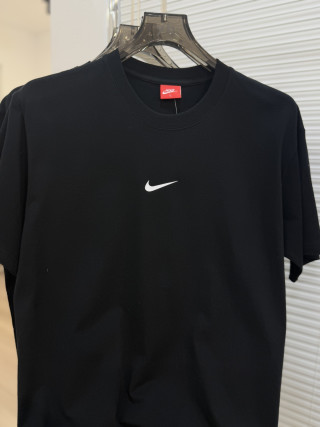 Nike Small Swoosh White Short Sleeve T-Shirt view 2