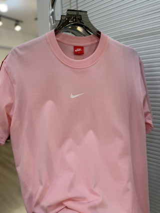 Nike Small Swoosh White Short Sleeve T-Shirt view 4