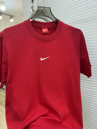 Nike Small Swoosh White Short Sleeve T-Shirt view 5