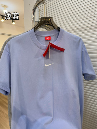 Nike Small Swoosh White Short Sleeve T-Shirt view 7