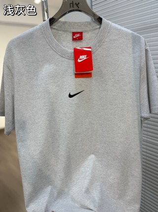 Nike Small Swoosh White Short Sleeve T-Shirt view 9