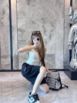 Black Drawstring Shorts with Cargo Pockets view 8