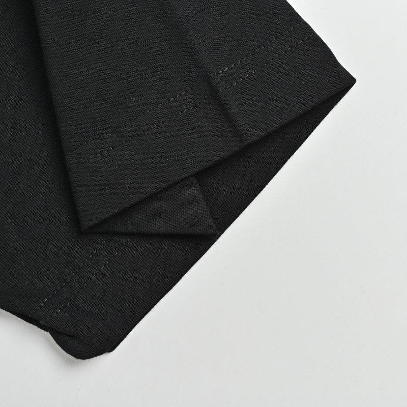 Loewe Black T-Shirt with Embroidered Anagram Logo view