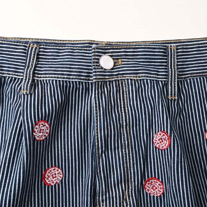 Striped Ribbed Shirt & Trousers Set - Grey with Pink Floral Print view
