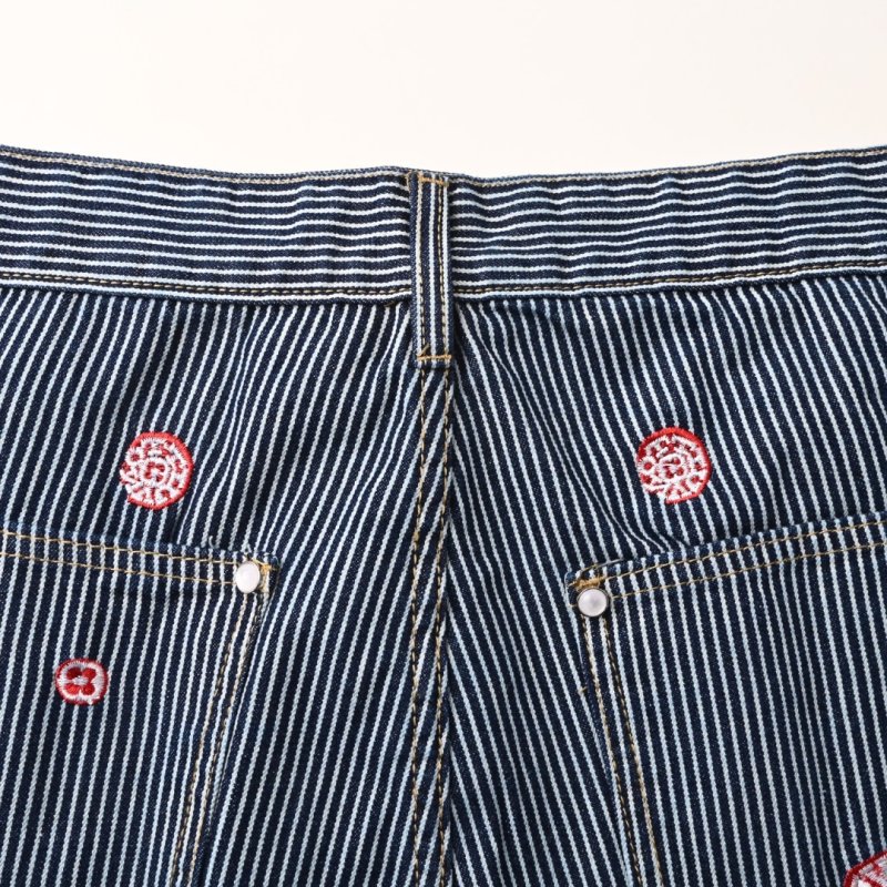 Striped Ribbed Shirt & Trousers Set - Grey with Pink Floral Print view
