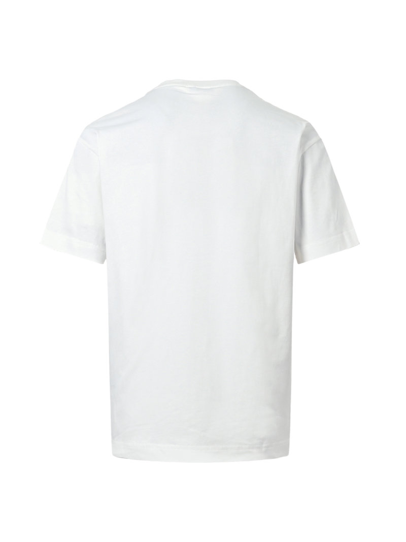 Gucci Logo Red Stripe White T-Shirt view