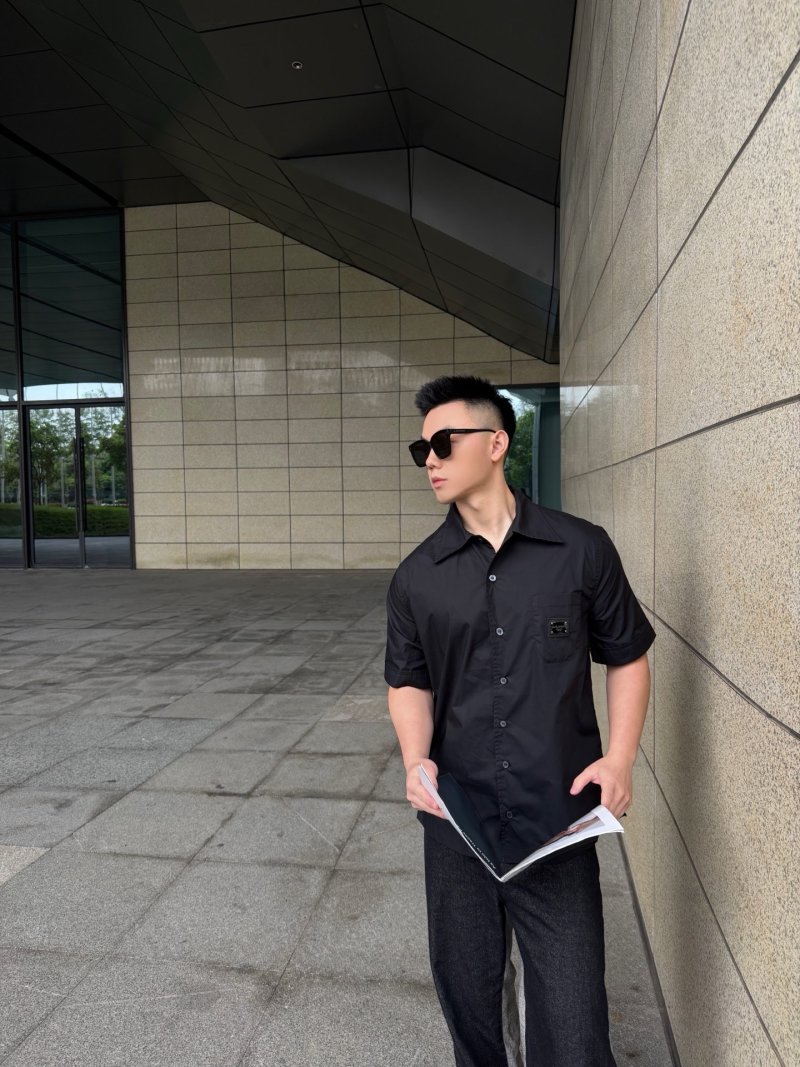 Stone Island Black Short Sleeve Shirt view