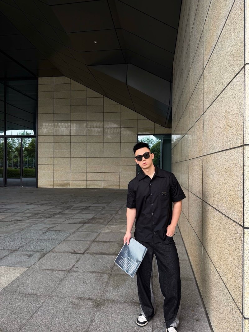 Stone Island Black Short Sleeve Shirt view