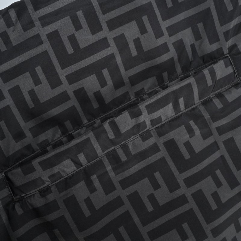 Fendi Monogram Down Jacket Charcoal view