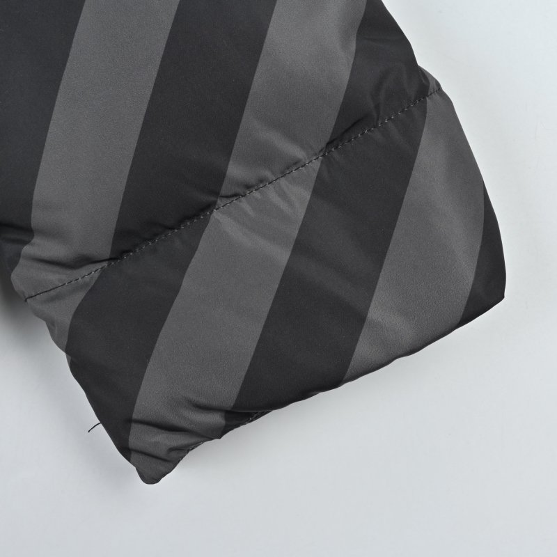 Fendi Monogram Down Jacket Charcoal view