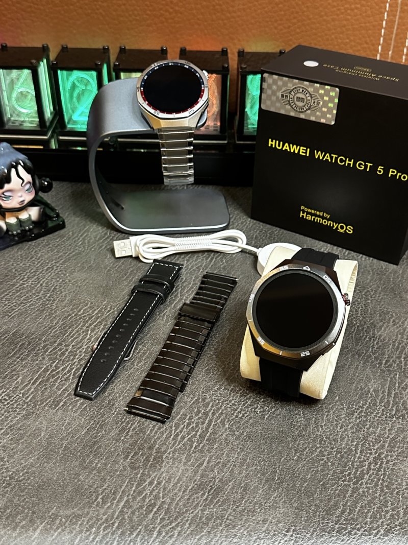 Huawei GT5 Pro 46mm Titanium Smartwatch Black