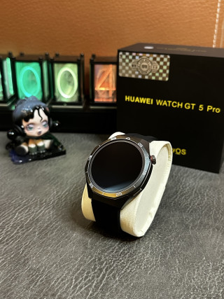 Huawei GT5 Pro 46mm Titanium Smartwatch Black view 7