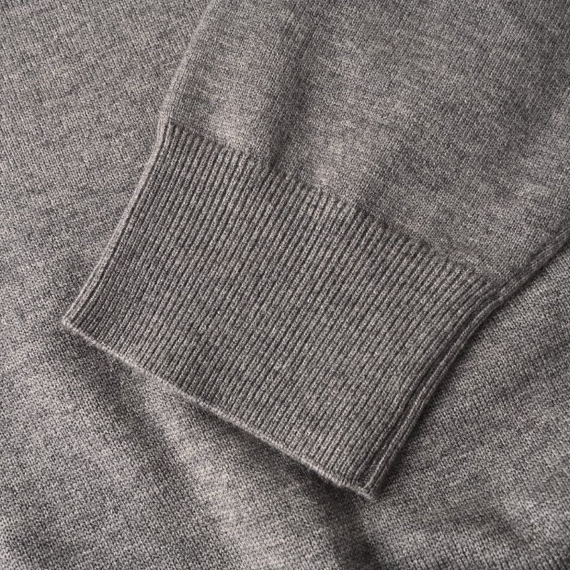 Grey Wool Blend Oversized Cardigan Sweater view