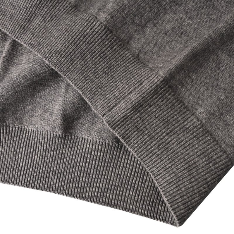 Grey Wool Blend Oversized Cardigan Sweater view