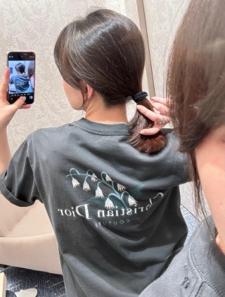 Christian Dior Couture Black Graphic T-Shirt view 2