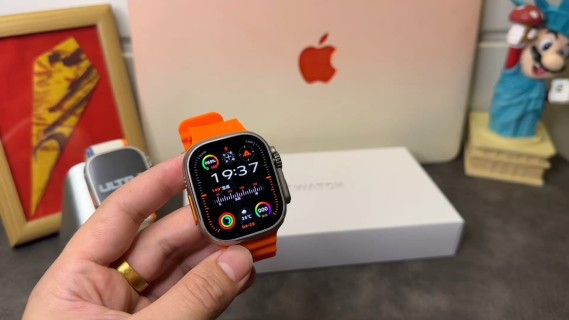 Apple Watch Series Ultra Replica Orange Sport Band