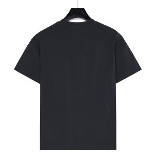 Gucci Ink Brush Stroke Graffiti Logo Black T-Shirt view 2
