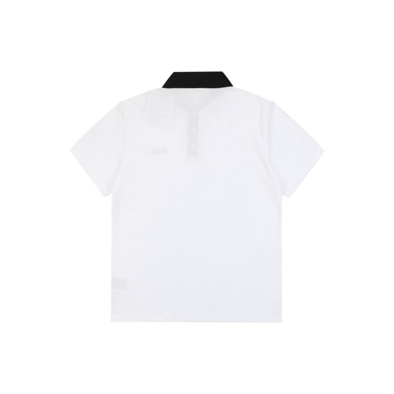 Moncler White & Black Polo Shirt view