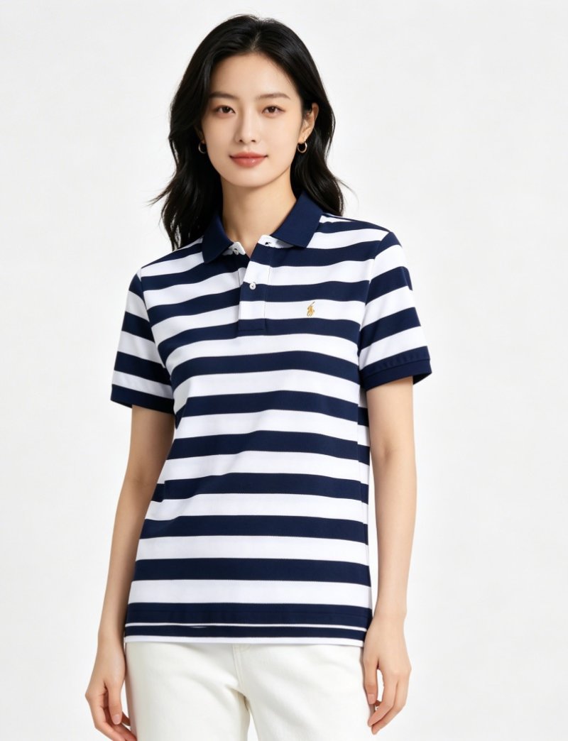 Polo Ralph Lauren Navy White Striped Short-Sleeve Polo view