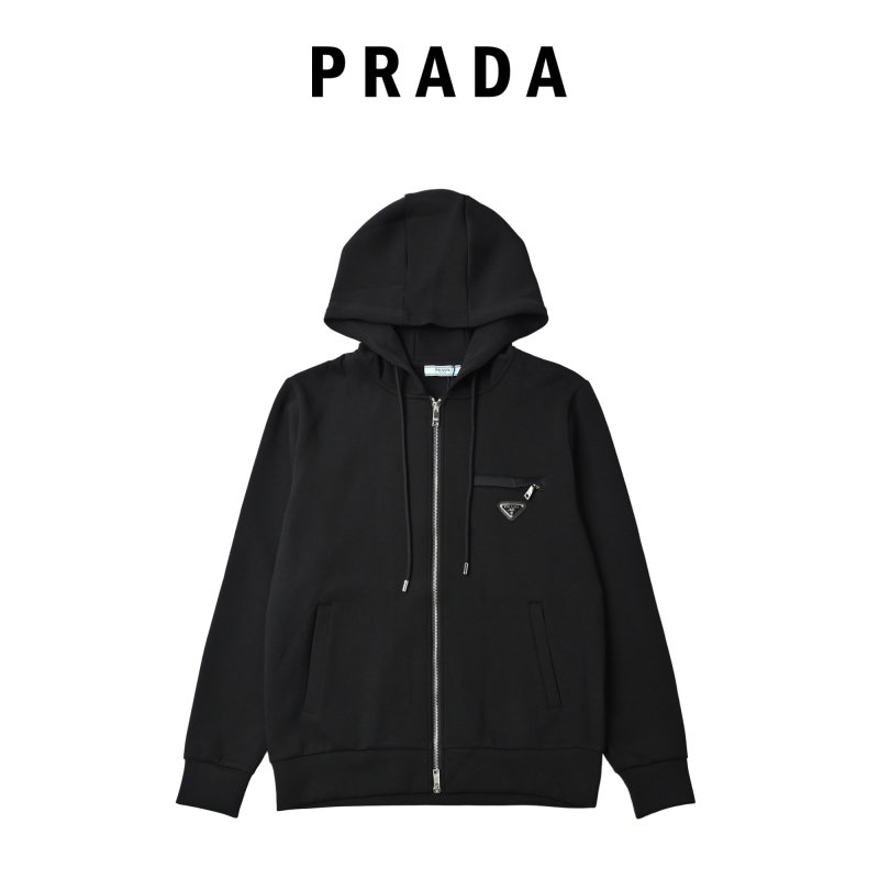 Stone Island Black Hooded Zip Jacket view
