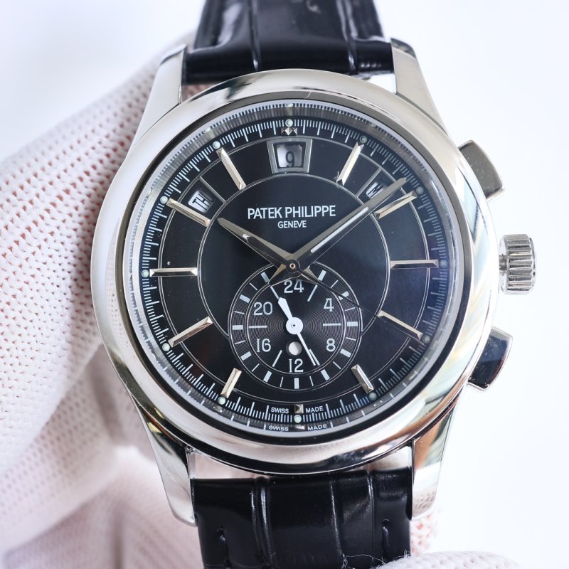 Patek Philippe Nautilus Chronograph Black Dial Mechanical Watch