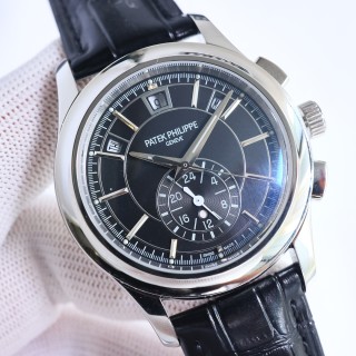 Patek Philippe Nautilus Chronograph Black Dial Mechanical Watch view 2