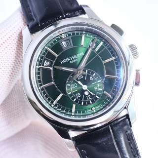 Patek Philippe Nautilus Chronograph Black Dial Mechanical Watch view 4