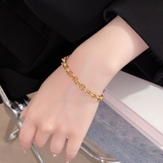 Gold Chain Link Bracelet