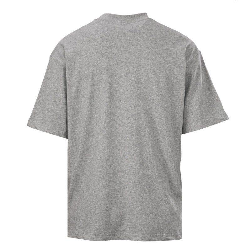Balenciaga Grey Vertical Logo T-Shirt view