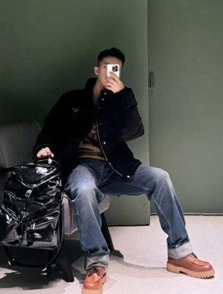 Prada Black Nylon Down Jacket view 9