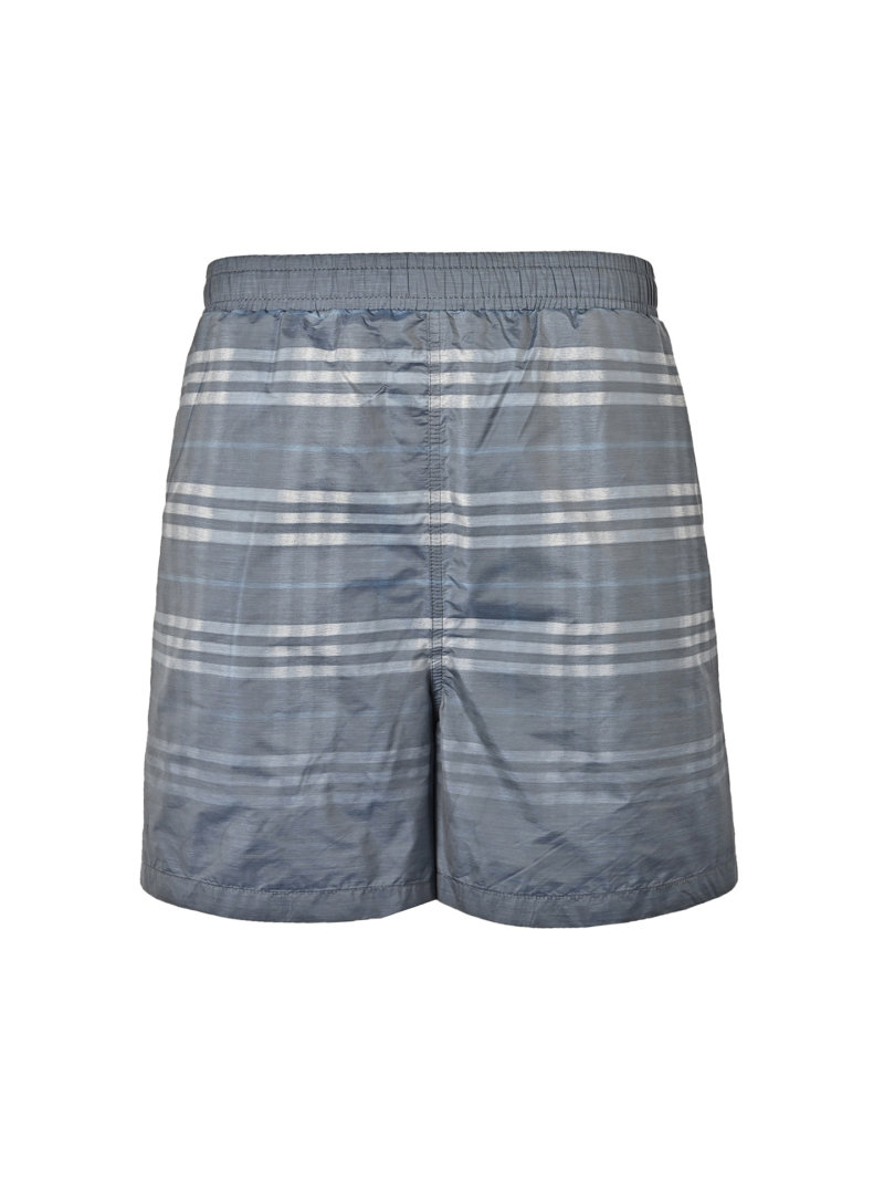 Adidas Striped Athletic Shorts Grey view