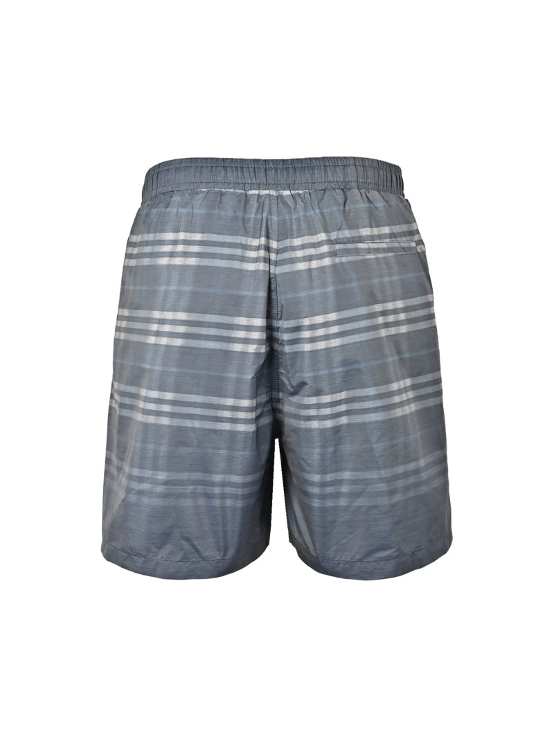 Adidas Striped Athletic Shorts Grey view
