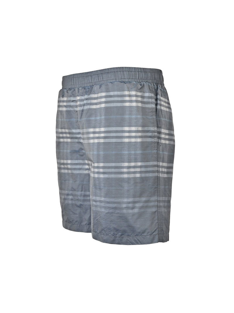 Adidas Striped Athletic Shorts Grey view