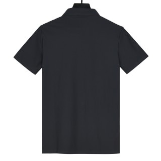 Essentials Black Logo Polo Shirt view 4