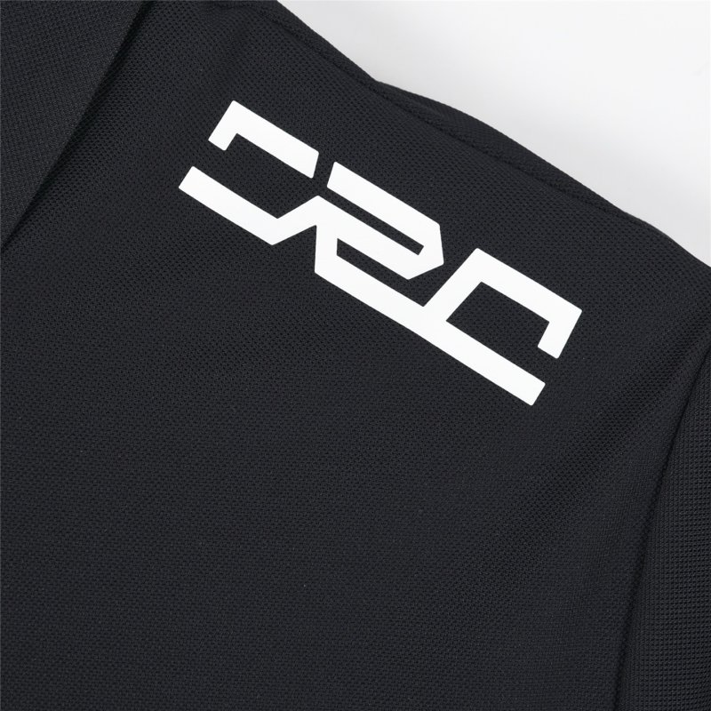 Essentials Black Logo Polo Shirt view