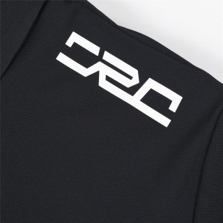 Essentials Black Logo Polo Shirt view 5