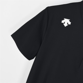 Essentials Black Logo Polo Shirt view 7