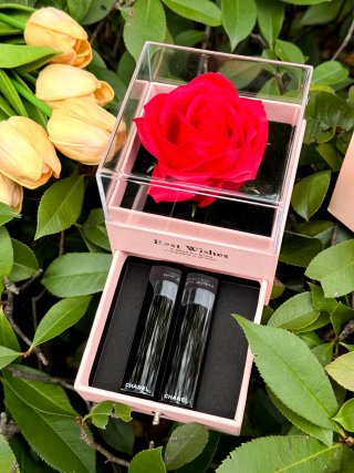 Chanel N57 & N58 Dual Fragrance Rose Gift Set view 4