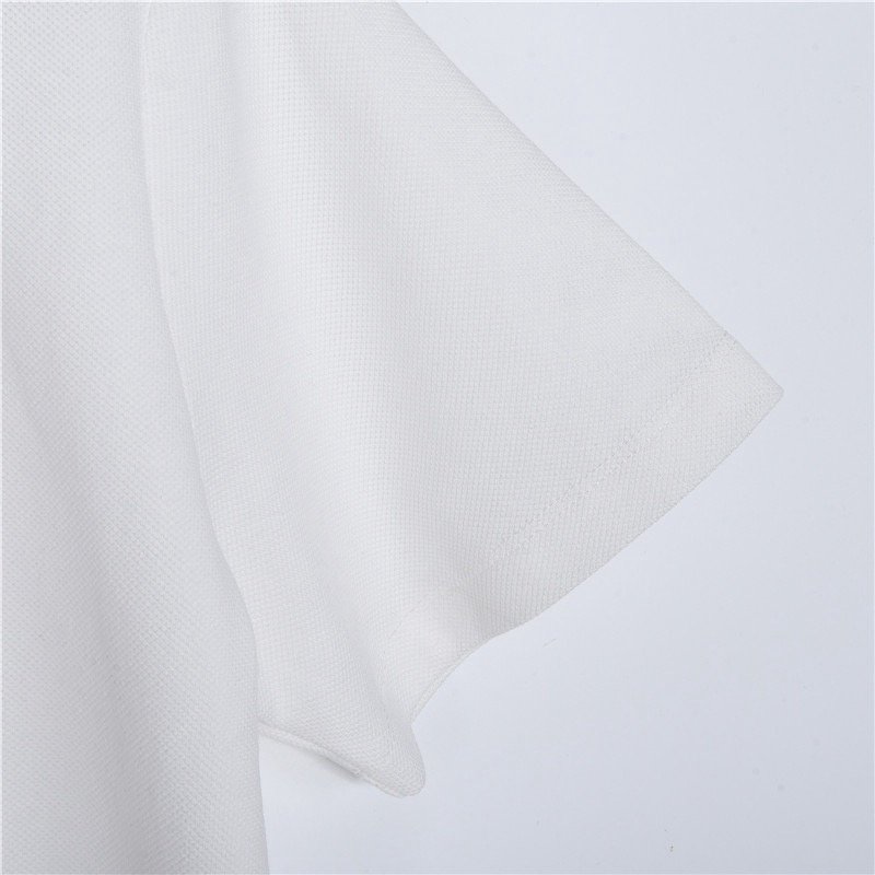 Burberry White Short-Sleeve Logo Polo Shirt view