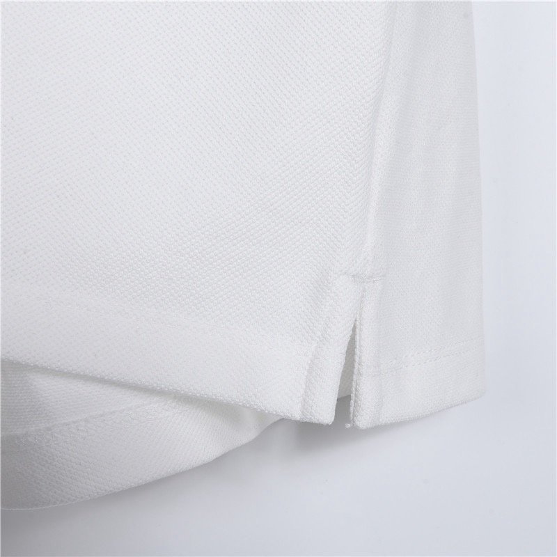 Burberry White Short-Sleeve Logo Polo Shirt view