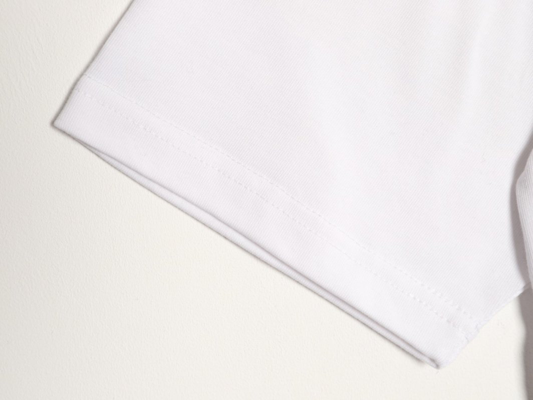 Alexander Wang Rhinestone Logo White T-Shirt view