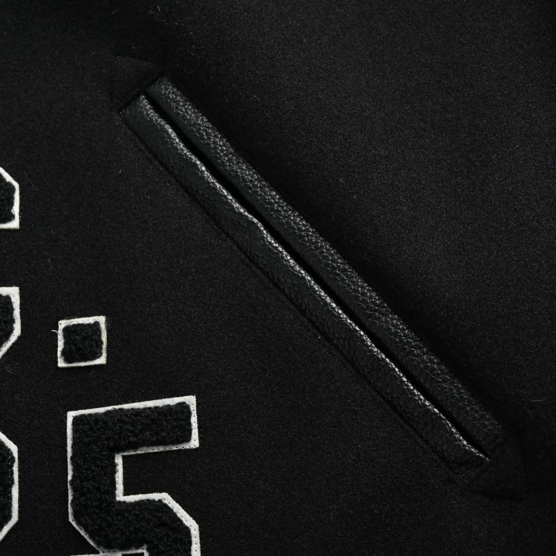 Supreme Black Varsity Wool Jacket view