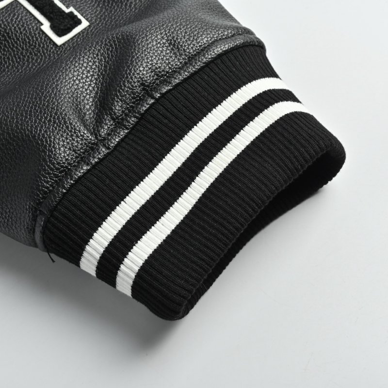 Supreme Black Varsity Wool Jacket view