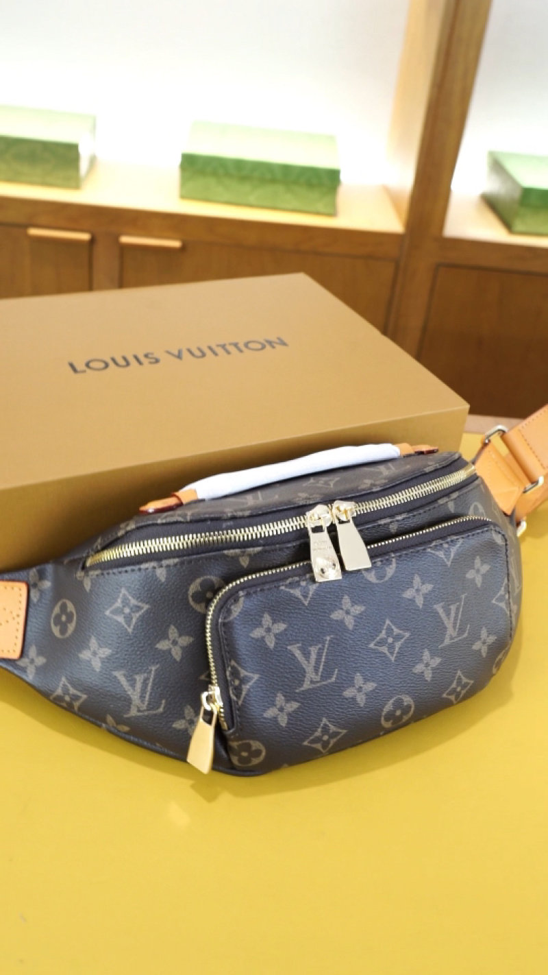 Louis Vuitton Monogram Waist Bag Navy Blue