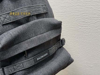 Balenciaga Denim Grey Backpack with Removable Straps view 5